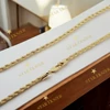  Berta 14K Gold Filled antiallergén csavart Nyaklánc 45cm