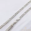 Figaro White Gold Filled antiallergén férfi nyaklánc 60cm