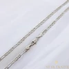 Figaro Extra White Gold Filled antiallergén férfi nyaklánc 60cm