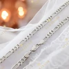 Figaro White Gold Filled antiallergén férfi nyaklánc 60cm