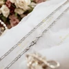 Figaro Extra White Gold Filled antiallergén férfi nyaklánc 60cm