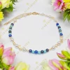 Bruna 18K GF. antiallergén bokalánc 23+5cm