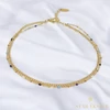 Alesia 14K G.F. antiallergén dupla bokalánc 24+3cm