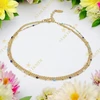 Alesia 14K G.F. antiallergén dupla bokalánc 24+3cm