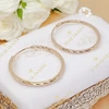 Ayane 18K GF. antiallergén karika fülbevaló 3cm