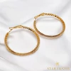 Sintra 18K antiallergén karika fülbevaló 4cm