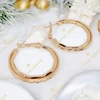 Thalia 18K GF. antiallergén karika fülbevaló 3cm