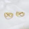 Infinity 14K GF. antiallergén végtelen fülbevaló