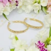 Iveta 14K GF. antiallergén karika fülbevaló 4cm
