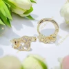 Serenity 14K GF. antiallergén cicalány fülbevaló 