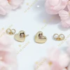 Heart 14K GF. antiallergén szív fülbevaló 