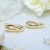Cora 14K GF. antiallergén végtelen fülbevaló