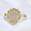 Luna 14K GF. antiallergén gyűrű 52-es