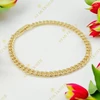 Merida 14K Gold Filled antiallergén karkötő 18cm