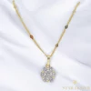 Amanda 14K antiallergén virág medálos nyaklánc 45cm/2mm