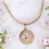 Bak 18K GF. antiallergén horoszkóp medálos nyaklánc 45cm
