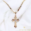Guelph 18K antiallergén kereszt medálos nyaklánc 45cm