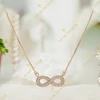 Infinity 18K antiallergén végtelen medálos nyaklánc 45cm/1mm