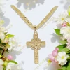Isadora 14K antiallergén kereszt medálos nyaklánc 45cm/4mm