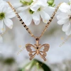 Loures 18K Gold Filled antiallergén pillangós nyaklánc 45cm