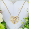 Zafira 14K antiallergén masnis szív medálos nyaklánc 40+5cm