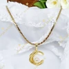 Moon 14K GF. antiallergén hold medálos nyaklánc 45cm