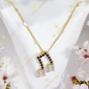 Amara 14K G.F. antiallergén hangjegy medálos nyaklánc 45cm/3mm