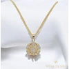 Sweet 14K Gold Filled antiallergén virágos nyaklánc 45cm