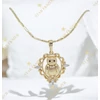 Baglyos 14K Gold Filled antiallergén nyaklánc 45cm