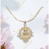 Baglyos 14K Gold Filled antiallergén nyaklánc 45cm