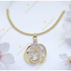 Alicante 14K Gold Filled antiallergén medálos nyaklánc 60cm fehér