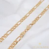 Figaro 18K Gold Filled antiallergén nyaklánc 60cm/5mm