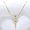 Divina 14k antiallergén kereszt medálos nyaklánc 45cm