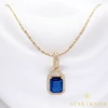 Regalyn 18K antiallergén nyaklánc 45cm kék