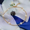 Lenka Gold Filled Antiallergén gyöngyös Bokalánc 29cm