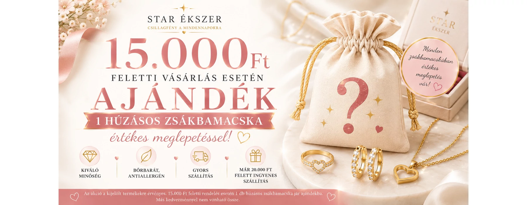15.000Ft felett ajándék zsákbamacska