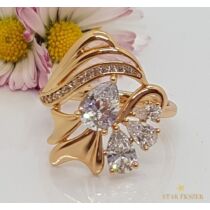 Vanda Gold Filled Gyűrű Fehér 54-es