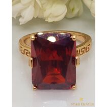 Kleopátra Gold Filled Gyűrű  53-as Piros