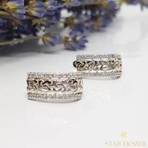 Kezia White Gold Filled Fülbevaló 