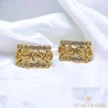 Noriana 14K Gold Filled antiallergén szíves fülbevaló 
