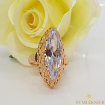 Netta Gold Filled Gyűrű fehér kővel 53-as 