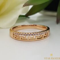 Glenda Gold Filled görög mintás Gyűrű 64-es