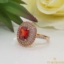Bora Gold Filled prémium Gyűrű piros 54-es