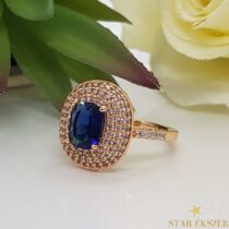 Bora Gold Filled prémium Gyűrű kék 59-es