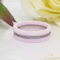Emma Kerámia Gyűrű rózsaszín 52-es 