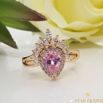 Amara Gold Filled Gyűrű 59-es pink