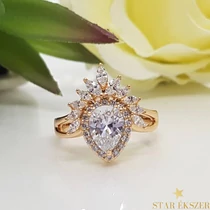 Amara Gold Filled Gyűrű 59-es fehér