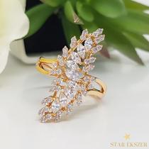 Jolanta Gold Filled Gyűrű 54-es fehér