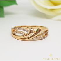 Atala Gold Filled, antiallergén, apró köves gyűrű 54-es