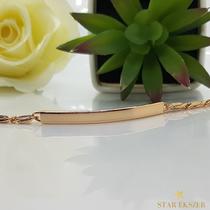 Spencer extra Gold Filled férfi karkötő 20cm